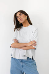 Coucou Mimosa tee short sleeves - Light grey