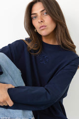 Coucou Mimosa tee long sleeves - Navy