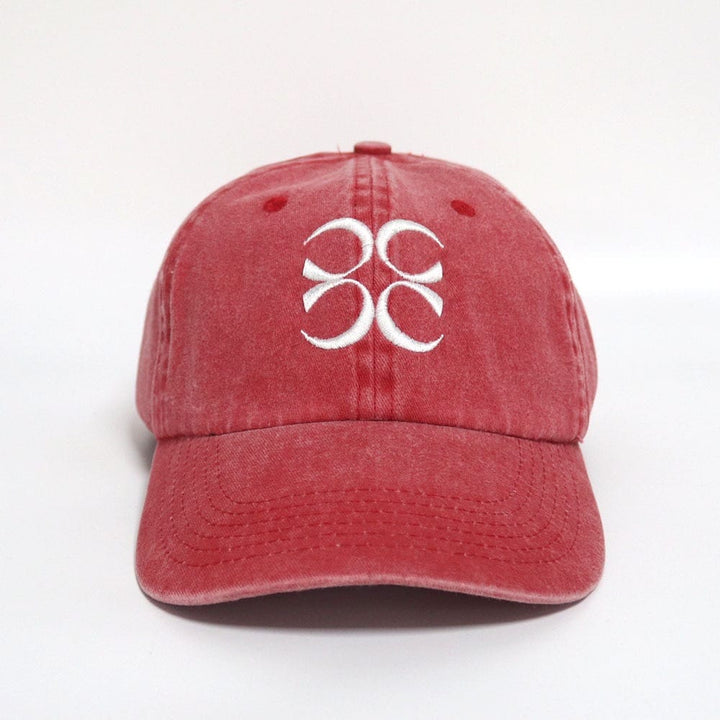 Coucou One size Coucou cap - Red with ecru logo