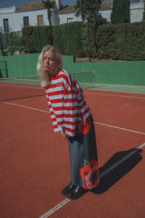 Coucou Pancake tee - Red stripes
