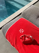 Coucou One size Coucou beach towel - Red terry fabric