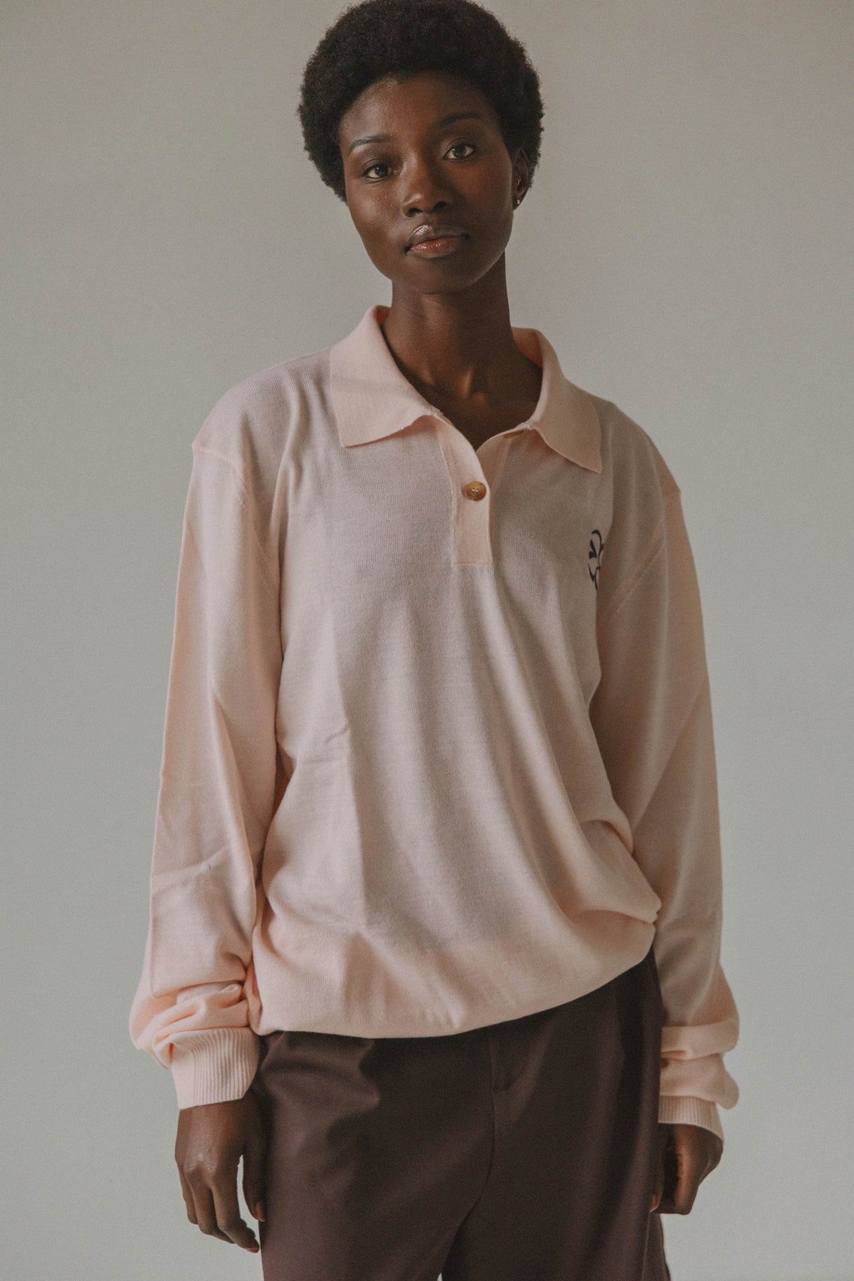 Coucou One size Afterglow knitwear polo - Pink