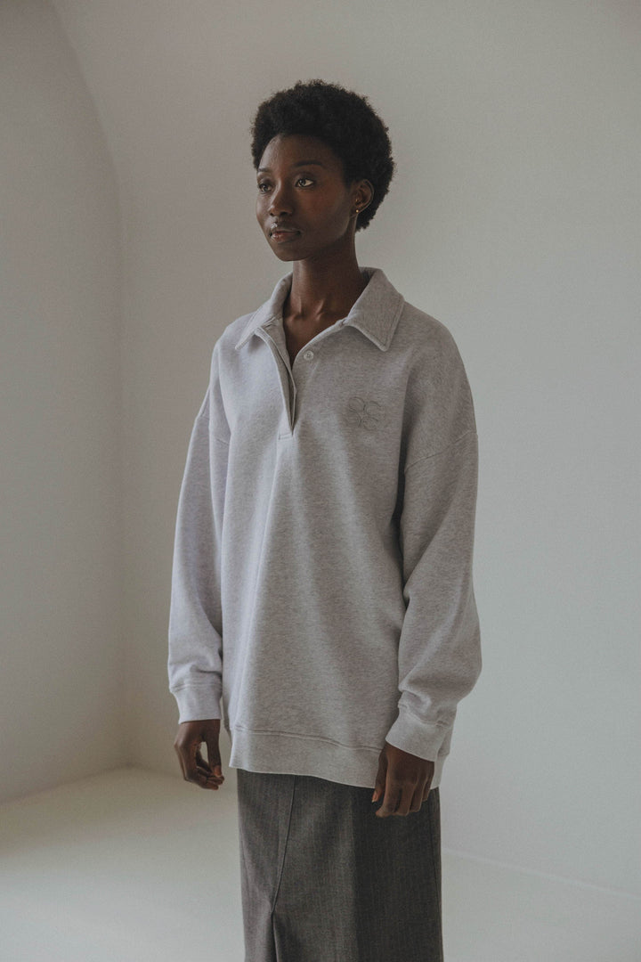 Coucou One size Sunday jersey polo - Light grey