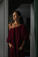 Coucou One size Champagne dress - Bordeaux