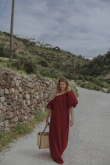 Coucou One size Champagne dress - Bordeaux