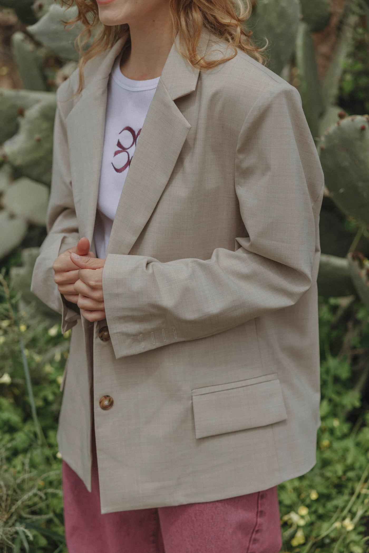 Coucou One size Raffa blazer - Beige