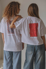 Coucou Jules X Coucou Flore tee - White