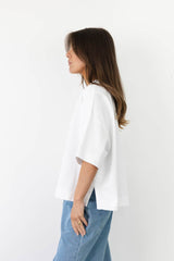Coucou Mimosa tee short sleeves - White