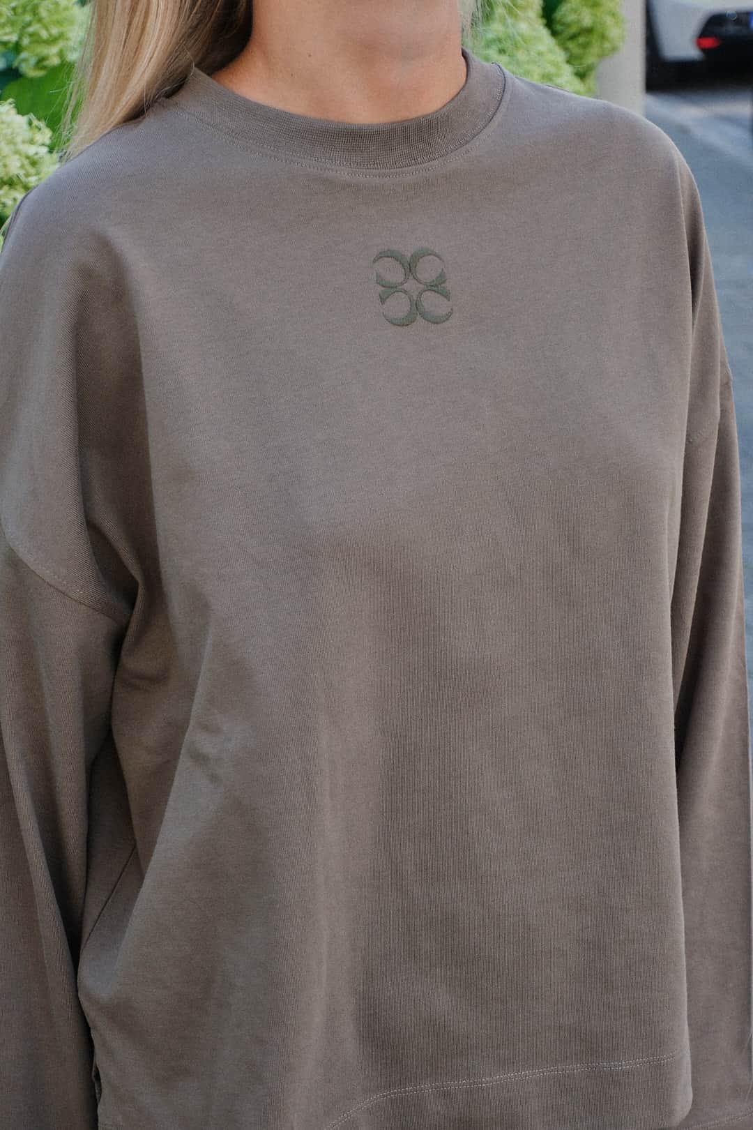 Coucou Mimosa tee long sleeves - Khaki
