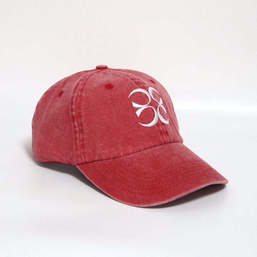 Coucou One size Coucou cap - Red with ecru logo