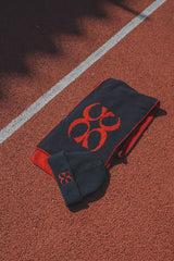 Coucou One size Avocado beanie - Navy with red logo
