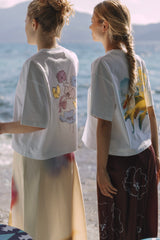 Coucou Flore tee - Pastel flowers print