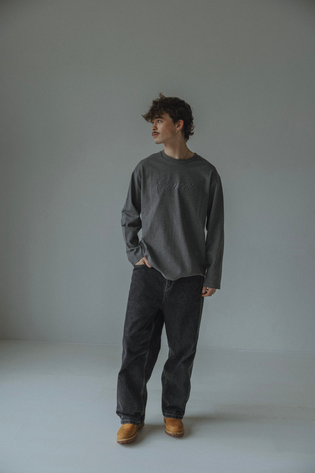 Coucou Surfer tee - Dark grey