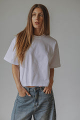 Coucou Jules X Coucou Flore tee - White