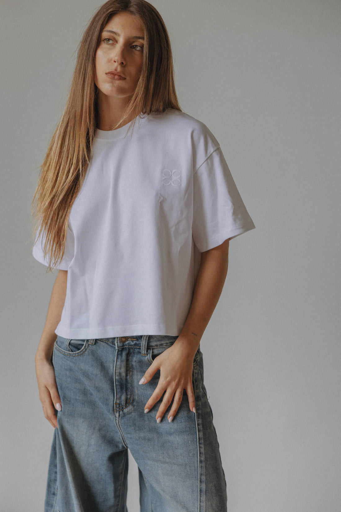 Coucou Jules X Coucou Flore tee - White
