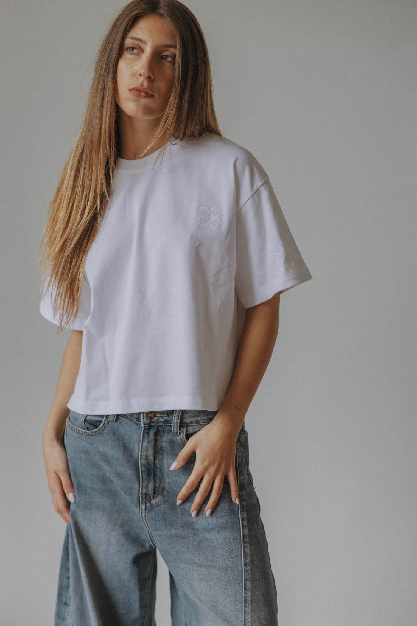 Coucou Jules X Coucou Flore tee - White