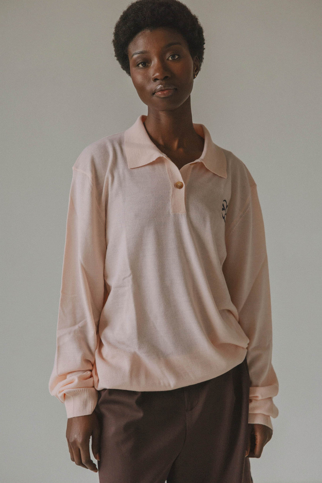 Coucou One size Afterglow knitwear polo - Pink