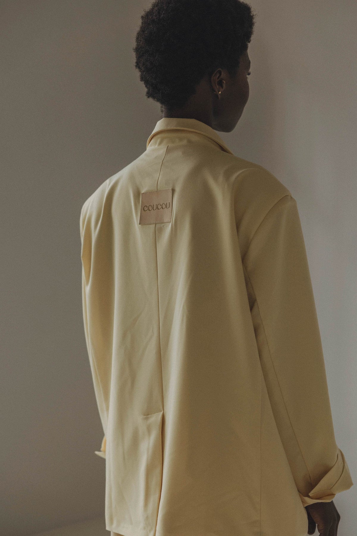 Coucou One size Raffa blazer - Butter yellow