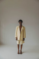 Coucou One size Raffa blazer - Butter yellow