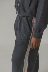 Coucou Negroni pants - Navy with checks