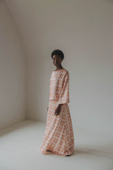 Coucou Martini blouse - Pink checks print