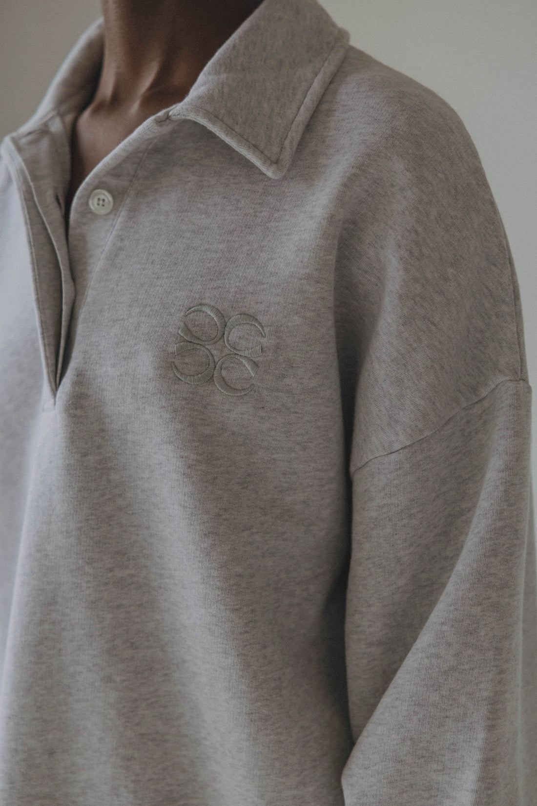 Coucou One size Sunday jersey polo - Light grey