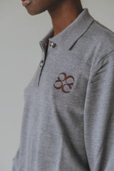 Coucou One size Afterglow knitwear polo - Grey