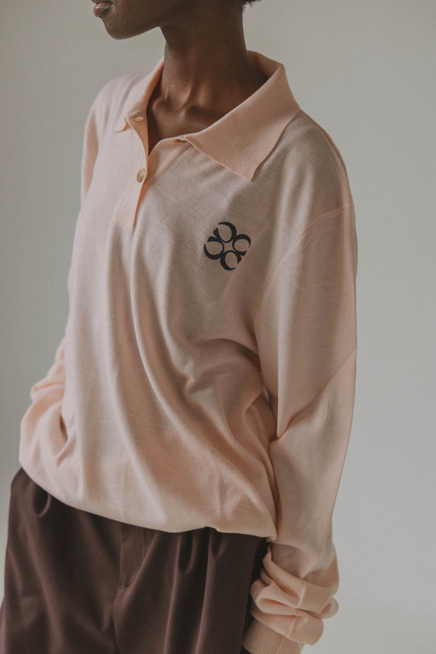 Coucou One size Afterglow knitwear polo - Pink