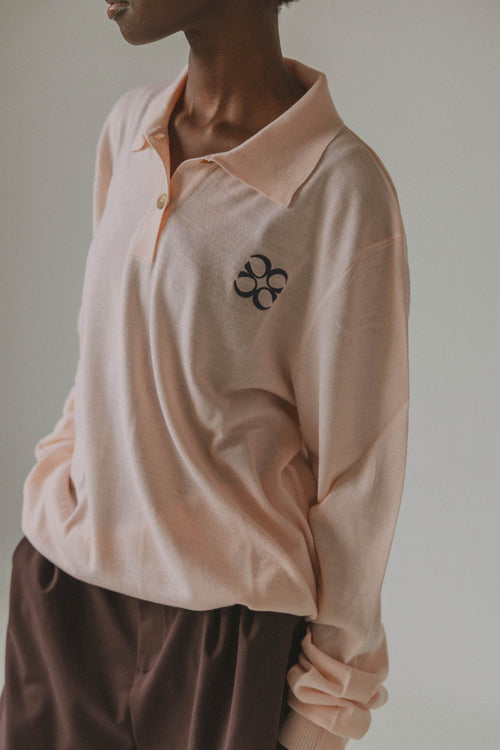 Coucou One size Afterglow knitwear polo - Pink