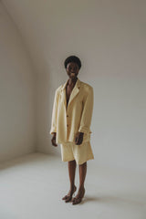 Coucou One size Raffa blazer - Butter yellow