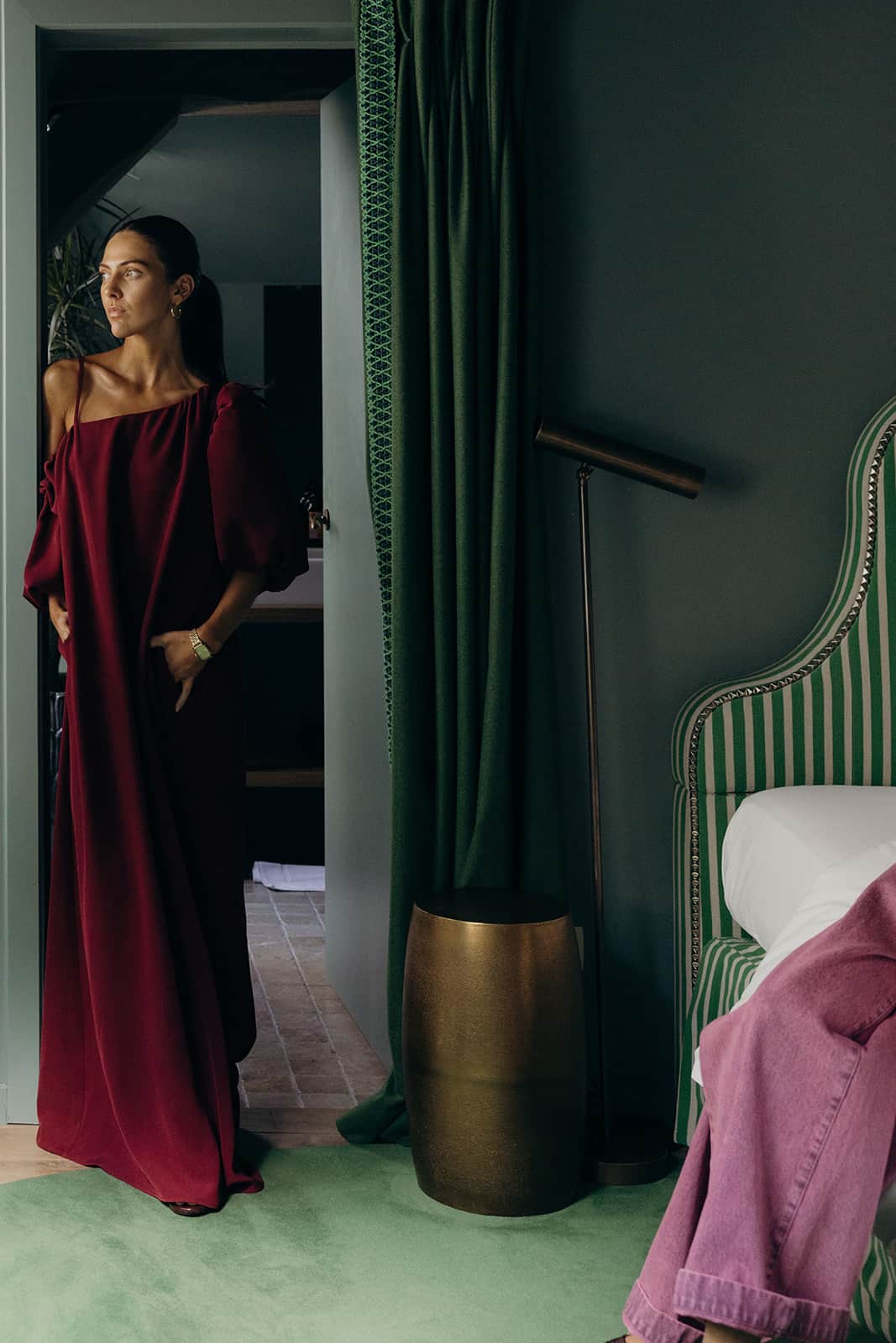 Coucou One size Champagne dress - Bordeaux