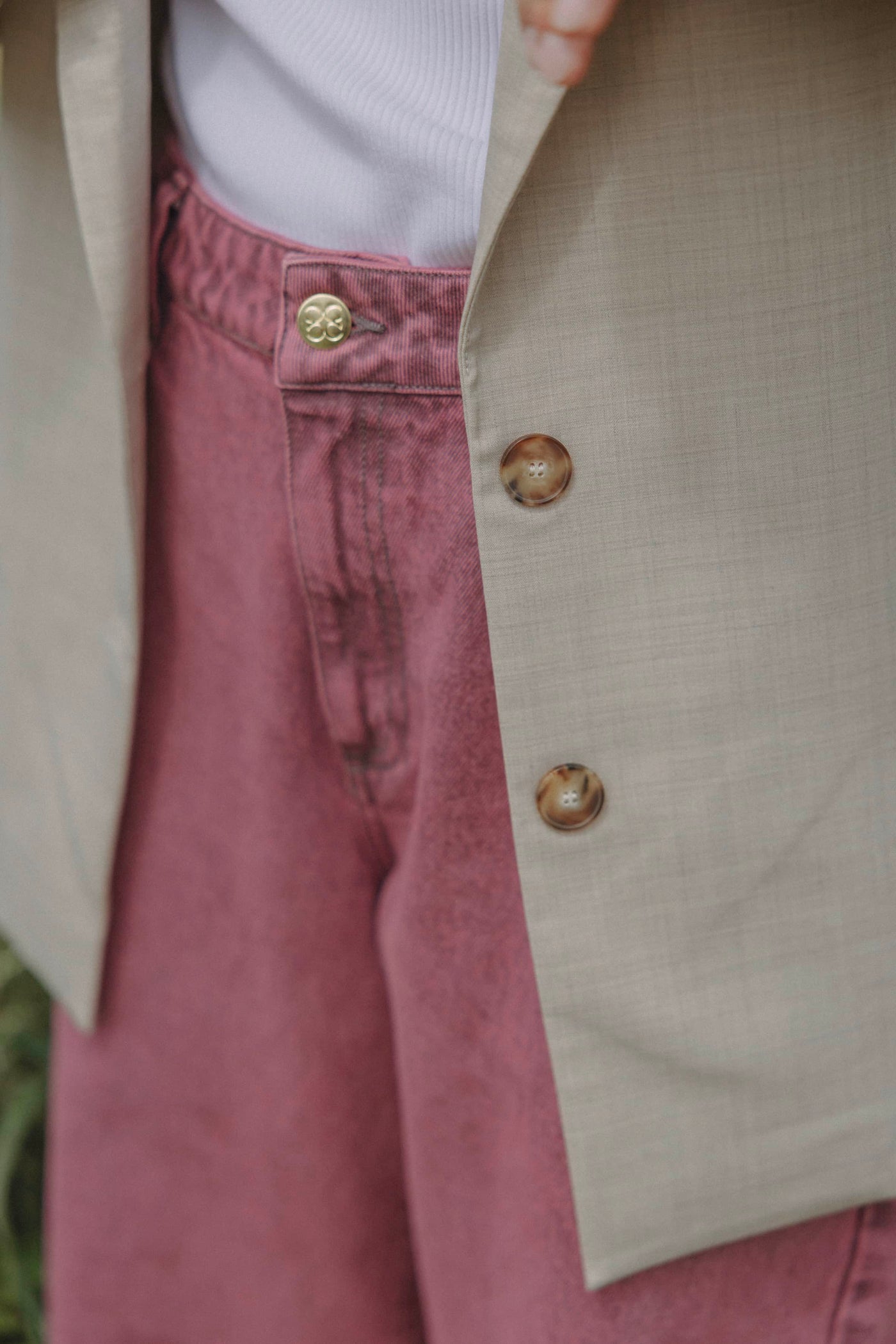 Coucou Marie jeans - Pink denim