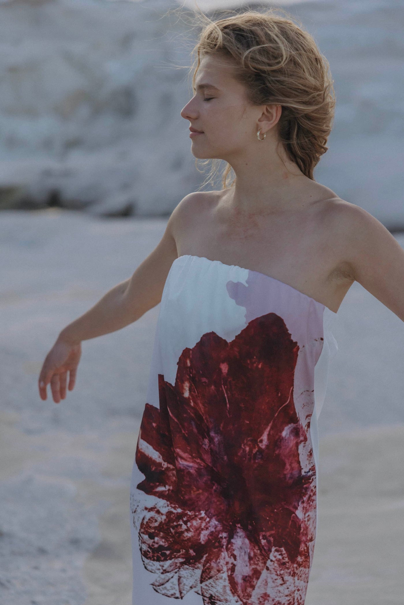 Coucou Emma dress - One big flower print