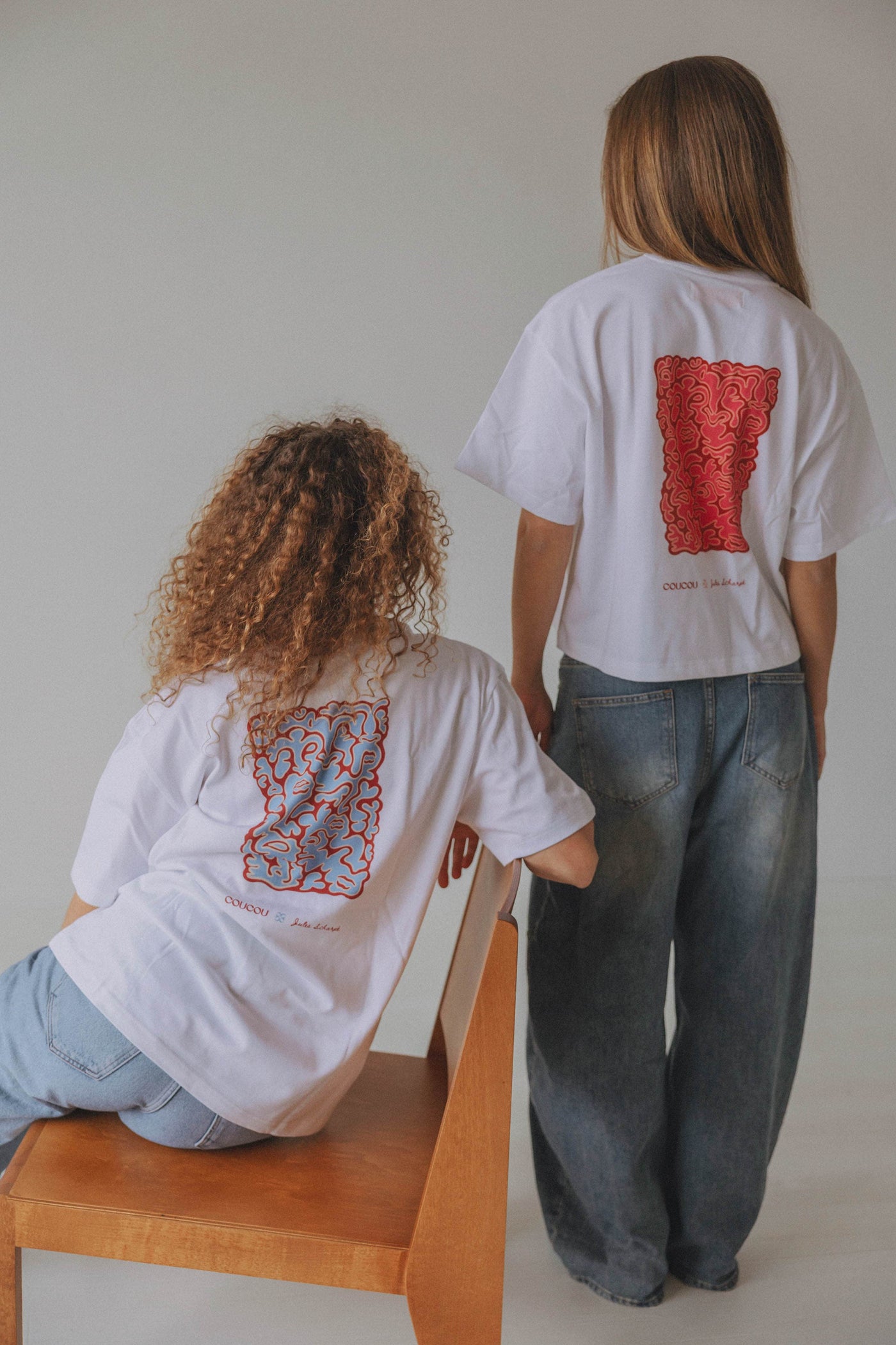 Coucou Jules X Coucou Flore tee - White